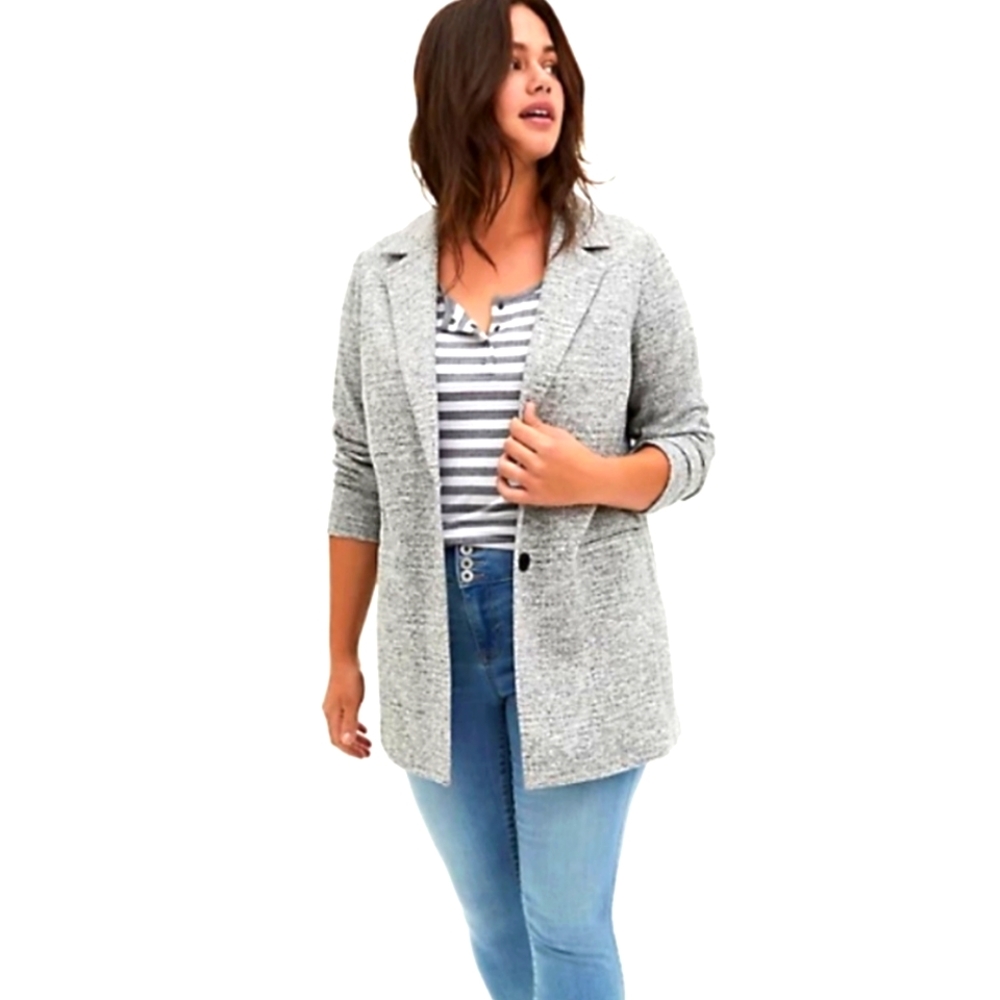Torrid Longline Boyfriend Blazer (size 1)